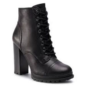 GUC Black Aldo Marille High Heel Bootie